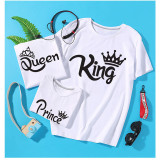 Matching Family Prints Crown King Queen Prince Princess Family T-Shirts