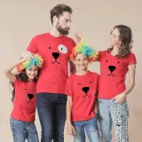 Matching Family Prints Bear Pure Color Family T-Shirts
