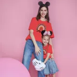Matching Family Prints Heart Rainbow Pattern Letter Mom And Me T-Shirts