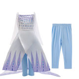 Toddler Girls White Princess Tutu Dress With Pants Set