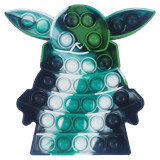 Star Wars The Mandalorian Yoda Alien Pop It Fidget Toy Push Pop Bubble Sensory Fidget Toy Stress Relief for Kids & Adult