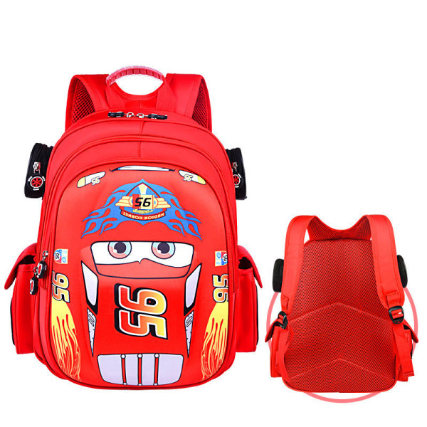 Kids Racing Cars Kindergarten Schoolbag Backpack Bag