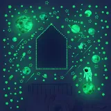 Home Decorative Creative Luminous Night Light Star Moon Decorative Wallpaper For Children's Room