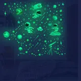 Home Decorative Creative Luminous Night Light Star Moon Decorative Wallpaper For Children's Room