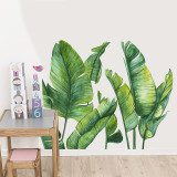 Creative Wall Paste Green Plants English Living Room Bedroom Background Wall Decoration Wall Paste
