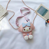 Mom and ME My Melody Bow Silicone Shoulder Crossbody Bag