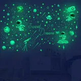Home Decorative Creative Luminous Night Light Star Moon Decorative Wallpaper For Children's Room