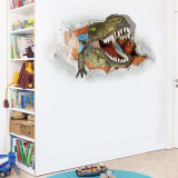 Home Decorative 3D Dinosaur Wallpaper Paste Bedroom Living Room Children's Room Decorative Painting