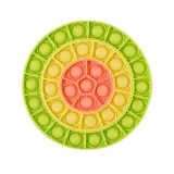 Ombre Round Collar Pop It Fidget Toy Push Pop Bubble Sensory Fidget Toy Stress Relief for Kids & Adult