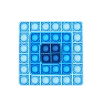 Ombre Square Ferrule Pop It Fidget Toy Push Pop Bubble Sensory Fidget Toy Stress Relief for Kids & Adult
