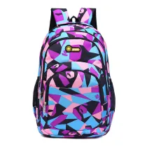 Macthing Color Students Sports Leisure Backpack School Bag