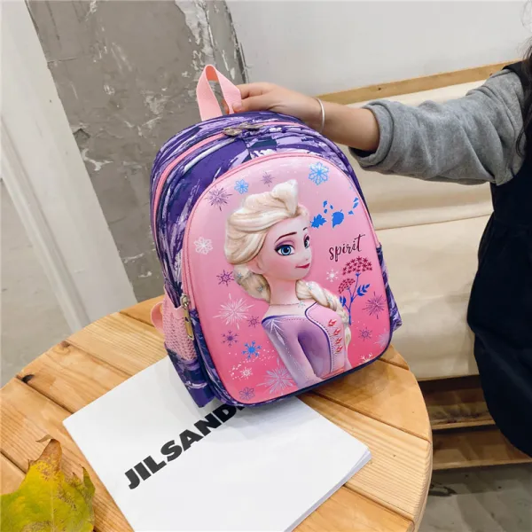 Primary Kindergarten Princess Schoolbag Pattern Lightweight Waterproof Backpack Bag