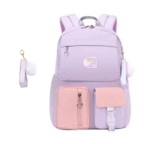 Primary School Backpack Rainbow Waterproof School Bag