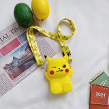 Pikachu Mini Silicone Single Shoulder Bag Coin Purse
