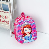 Primary Kindergarten Sofia Princess Schoolbag Waterproof Backpack Bag