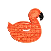 Flamingo Pop It Fidget Toy Push Pop Bubble Sensory Fidget Toy Stress Relief for Kids & Adult
