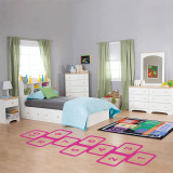 Home Decorative Skip Number Grid Classic Game Hopscotch Children's Room Bedroom Sticker