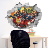 Home Decorative 3D The Avengers Wall Stickers Wallpaper