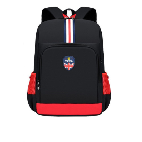 Primary School Backpack Space Stripe Waterproof School Bag
