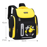 Cartoon Students Waterproof Schoolbag Canvas Backpack Bag