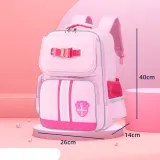 Macthing Color Students Waterproof Schoolbag Canvas Backpack Bag