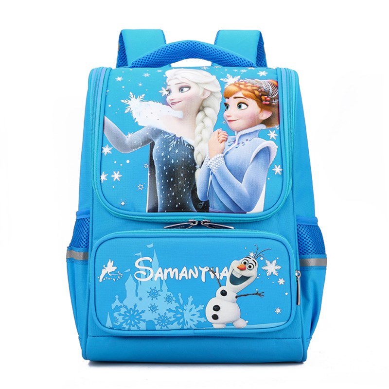 Primary School Frozen Princess Student Backpack Schoolbag