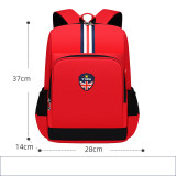 Primary School Backpack Space Stripe Waterproof School Bag