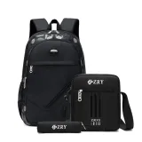 Elementary School Students Backpack Bag Waterproof Schoolbag 3 Sets