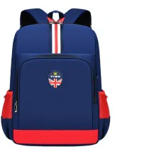 Primary School Backpack Space Stripe Waterproof School Bag