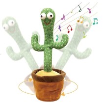 Toys Dancing Cactus Toy Singing Wiggle Electric Cactus Plush Toys for Kids