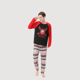 Christmas Family Matching Sleepwear Pajamas Sets Cute Deer Merry Christmas Top and Pattern Pants