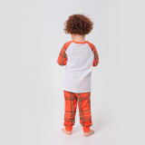 Halloween Family Matching Pajamas Prints Pumpkin Ghost Prints and Plaid Pants