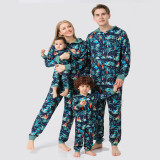 Christmas Family Matching Pajamas Dinosaur Jumpsuit Hooded Pajamas