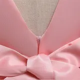 Baby Toddler Girl Tutu Four Layers Princess Sleeveless Dresses Birthday Party Gown Dress