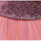 Toddler Girl Rainbow Sequins Tutu Princess Gown Dress With Hair Band
