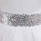 Girl Tutu Flowers Sequins Bowknot Trailing Gown Dresses