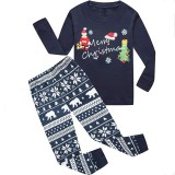 Toddler Kids Boys and Girls Christmas Pajamas Sets Merry Christmas Santa Top and Snowflake Bear Pants