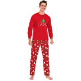 Toddler Kids Boys and Girls Christmas Pajamas Sets Red Trees Top and Pants