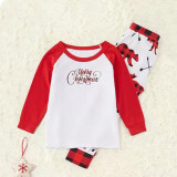 Toddler Kids Boys and Girls Christmas Pajamas Sets White Merry Christmas Top and Prints Deer Pants