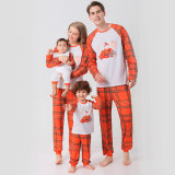 Toddler Kids Boys and Girls Christmas Pajamas Sets Prints Pumpkin Ghost Prints and Plaid Pants