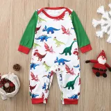 Baby Toddler Kids Boys and Girls Christmas Pajamas Sets Hohoho Slogan Sleepwear Sets