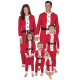 Kids Toddler Boys Girls Christmas Sleepwear Pajamas Santa Claus Red Sleepwear Sets