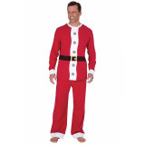 Christmas Family Matching Pajamas Christmas Santa Claus Red Sleepwear Sets