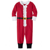 Kids Toddler Boys Girls Christmas Sleepwear Pajamas Santa Claus Red Sleepwear Sets