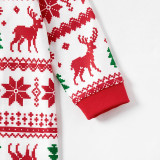 Baby Toddler Kids Boys and Girls Christmas Pajamas Sets Red Deers Trees Printing Stripes Sets