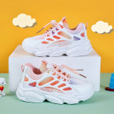 Toddler Kids Ombre Color Mesh Breathable Sports Sneakers Shoes