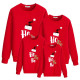 Christmas Matching Family Slogan Hohoho Christmas Hat Family Sweatshirt Tops