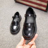 Toddler Girls Leather Shoes British Flat Casual Shoes
