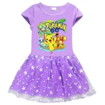 Toddler Girl Short Sleeve Princess Dress