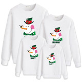 Christmas Matching Family Snowman Family Sweatshirt Tops